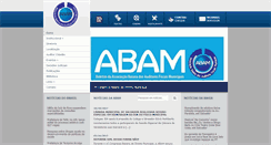 Desktop Screenshot of abam.org.br